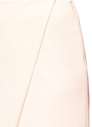 Detail View - Click To Enlarge - ACNE STUDIOS - 'Pau' diagonal slit crepe skirt
