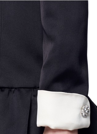 Detail View - Click To Enlarge - MARC JACOBS - Ruffle skirt peaked shoulder drop waist dress