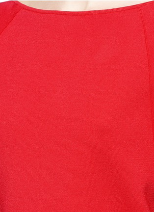 Detail View - Click To Enlarge - VALENTINO GARAVANI - Flared sleeve ponte knit top