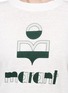 Detail View - Click To Enlarge - ISABEL MARANT ÉTOILE - 'Klowia' logo print linen sweatshirt