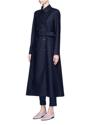 Front View - Click To Enlarge - THE ROW - 'Frenton' belted cotton trench coat
