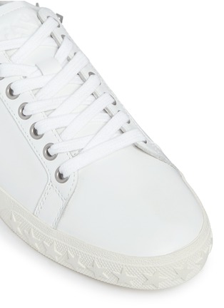 Detail View - Click To Enlarge - ASH - Dazed' star stud calfskin leather sneakers