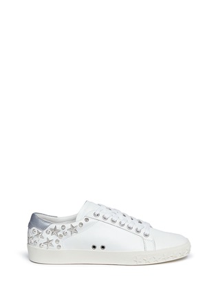 Main View - Click To Enlarge - ASH - Dazed' star stud calfskin leather sneakers