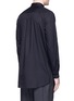 Back View - Click To Enlarge - FFIXXED STUDIOS - Knit front cotton poplin unisex shirt