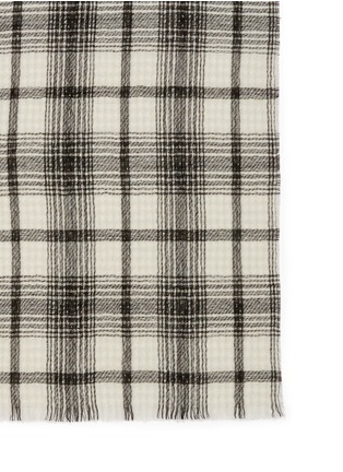 Detail View - Click To Enlarge - FRANCO FERRARI - 'Skye' check plaid wool-silk scarf