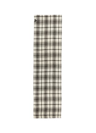 Main View - Click To Enlarge - FRANCO FERRARI - 'Skye' check plaid wool-silk scarf