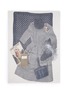 Main View - Click To Enlarge - FRANCO FERRARI - 'Evans Wash' outfit print wool-cashmere scarf