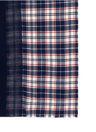 Detail View - Click To Enlarge - FRANCO FERRARI - 'Extreme Agugliato' check plaid gradient scarf