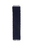 Main View - Click To Enlarge - FRANCO FERRARI - 'Abel' basketweave fringe cashmere scarf