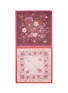Main View - Click To Enlarge - FRANCO FERRARI - 'Notevole' contrast floral panel cashmere scarf
