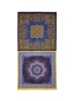 Main View - Click To Enlarge - FRANCO FERRARI - 'Notevole' contrast mosaic panel cashmere scarf