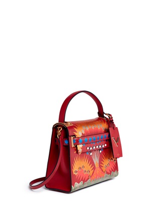 Figure View - Click To Enlarge - VALENTINO GARAVANI - 'My Rockstud' small Enchanted Wonderland print leather bag