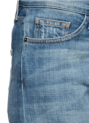 Detail View - Click To Enlarge - CURRENT/ELLIOTT - 'The Boyfriend' straight leg cropped jeans