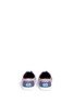 Back View - Click To Enlarge - 90175 - Tiny Paseo flag print canvas toddler slip-ons