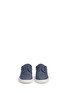 Figure View - Click To Enlarge - 90175 - Tiny Paseo dot print chambray toddler slip-ons