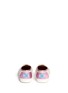 Back View - Click To Enlarge - 90175 - Youth Classic glitter stripe woven kids slip-ons