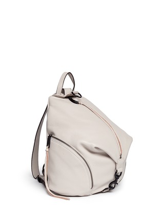 Front View - Click To Enlarge - REBECCA MINKOFF - 'Julian' pebbled leather backpack