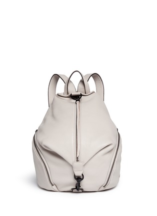 Main View - Click To Enlarge - REBECCA MINKOFF - 'Julian' pebbled leather backpack