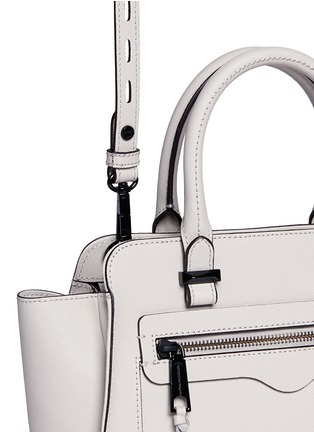 Detail View - Click To Enlarge - REBECCA MINKOFF - 'Avery' mini saffiano leather tote bag