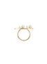 Front View - Click To Enlarge - PHYNE BY PAIGE NOVICK - 'Building Blocks' diamond pearl 18k yellow gold ring