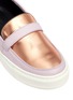 Detail View - Click To Enlarge - EUGÈNE RICONNEAUS - 'Stacy' mirror vamp leather skate slip-ons