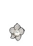 Main View - Click To Enlarge - KENNETH JAY LANE - Faux pearl crystal pavé flower ring