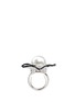 Figure View - Click To Enlarge - KENNETH JAY LANE - Faux pearl crystal pavé flower ring