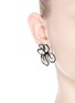 Figure View - Click To Enlarge - KENNETH JAY LANE - Crystal pavé floral iris stud earrings