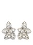 Main View - Click To Enlarge - KENNETH JAY LANE - Teardrop crystal cluster stud earrings