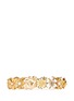 Main View - Click To Enlarge - KENNETH JAY LANE - Glass crystal pavé pearl floral bracelet