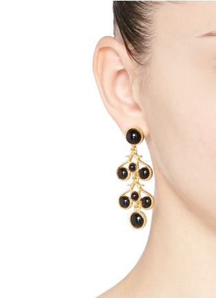 Figure View - Click To Enlarge - KENNETH JAY LANE - Bead chandelier drop earrings