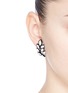 Figure View - Click To Enlarge - KENNETH JAY LANE - Crystal leaf earring
