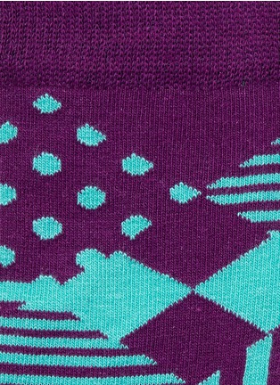 Detail View - Click To Enlarge - HAPPY SOCKS - Mix Argyle socks
