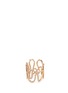 Figure View - Click To Enlarge - REPOSSI - 'White Noise' diamond 18k rose gold ring