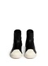 Figure View - Click To Enlarge - RICK OWENS  - x adidas 'Superstar' stretch leather ankle boots
