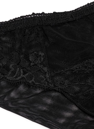 Detail View - Click To Enlarge - LA PERLA - 'Maharani' lace tulle medium briefs