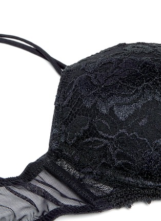 Detail View - Click To Enlarge - LA PERLA - 'Maharani' lace tulle push up bra