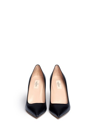 Figure View - Click To Enlarge - VALENTINO GARAVANI - Point-toe leather pumps