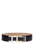 Main View - Click To Enlarge - VALENTINO GARAVANI - Rockstud buckle leather belt
