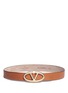 Main View - Click To Enlarge - VALENTINO GARAVANI - Logo buckle leather belt