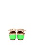 Back View - Click To Enlarge - VALENTINO GARAVANI - Rockstud caged leather flats
