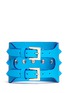 Back View - Click To Enlarge - VALENTINO GARAVANI - 'Rockstud' wide leather bracelet