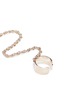 Detail View - Click To Enlarge - VALENTINO GARAVANI - Chain helix cuff single rhinestone earring