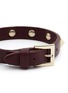 Detail View - Click To Enlarge - VALENTINO GARAVANI - 'Rockstud' leather skinny bracelet
