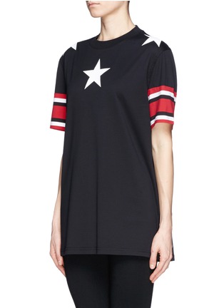 Front View - Click To Enlarge - GIVENCHY - Star and stripe print T-shirt