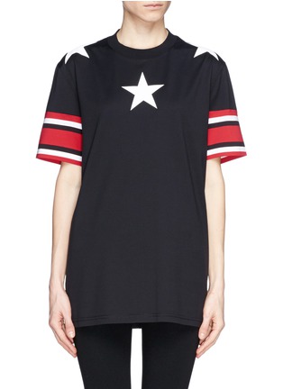 Main View - Click To Enlarge - GIVENCHY - Star and stripe print T-shirt