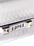 Detail View - Click To Enlarge - PROENZA SCHOULER - PS11 Mini Classic embossed metallic leather bag