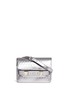 Main View - Click To Enlarge - PROENZA SCHOULER - PS11 Mini Classic embossed metallic leather bag