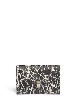Main View - Click To Enlarge - PROENZA SCHOULER - Print leather small lunch clutch