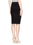 Back View - Click To Enlarge - REED KRAKOFF - Cotton panel pencil skirt